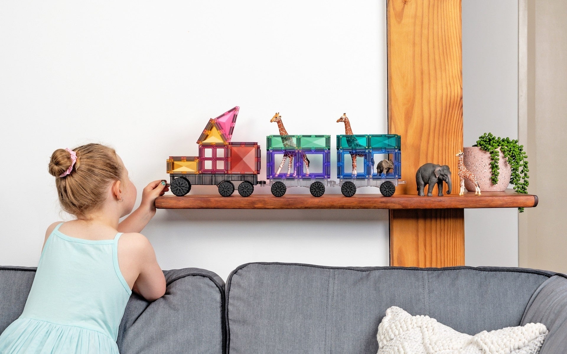 connetix - Magnetbausteine Pastell Fahrzeuge Pack 50-tlg.