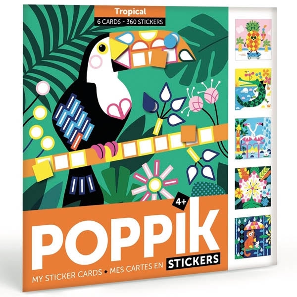 Poppik - Meine Stickerkarten Tropen