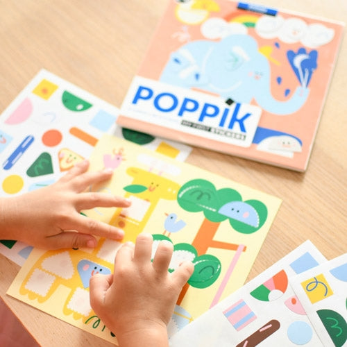 Poppik - Meine Stickerkarten Tiere