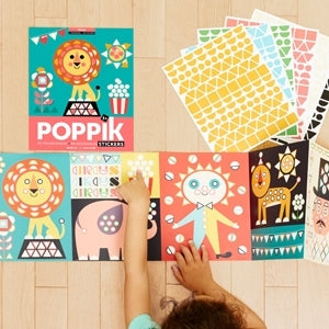 Poppik - Stickerposter Panorama Zirkus