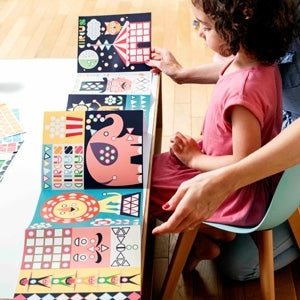 Poppik - Stickerposter Panorama Zirkus