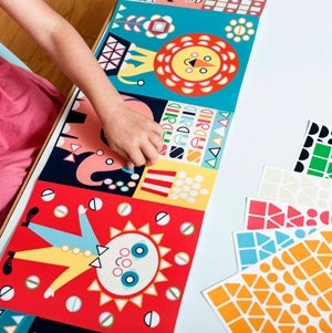 Poppik - Stickerposter Panorama Zirkus