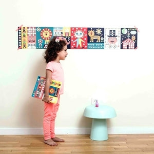 Poppik - Stickerposter Panorama Zirkus