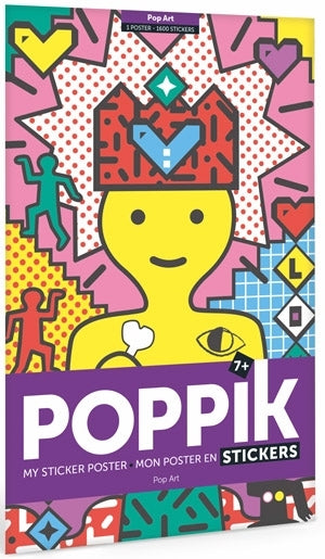 Poppik - Stickerposter Pop Art