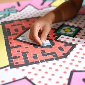 Poppik - Stickerposter Pop Art