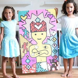 Poppik - Stickerposter Pop Art
