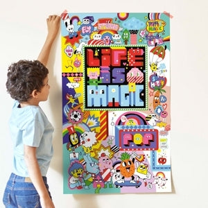 Poppik - Stickerposter Street Art
