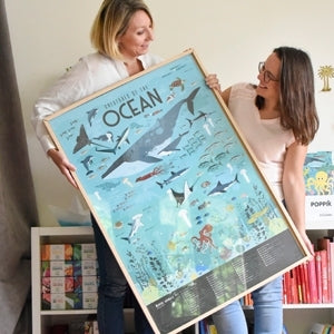 Poppik - Stickerposter Discovery Ozeane