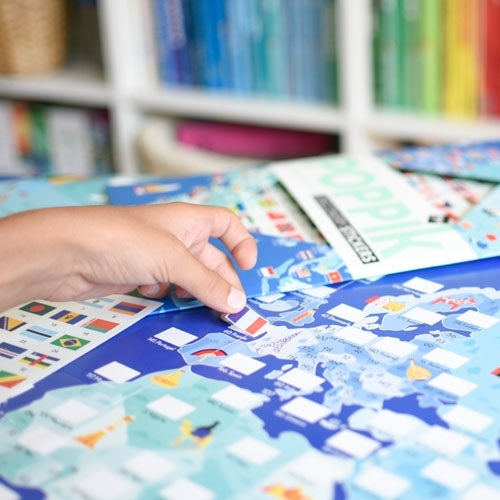 Poppik - Stickerposter Discovery Flaggen