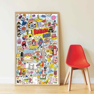 Poppik - Stickerposter Discovery 100% Englisch