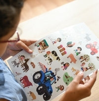 Poppik - Stickerposter Mini Discovery Bauernhof