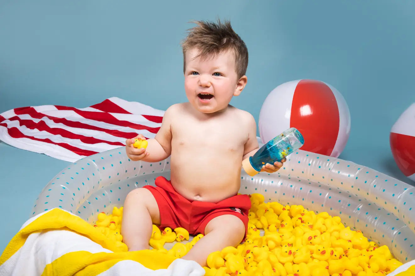 PETIT BOUM - Sensorikspielzeug "Move Bottle Ducky"