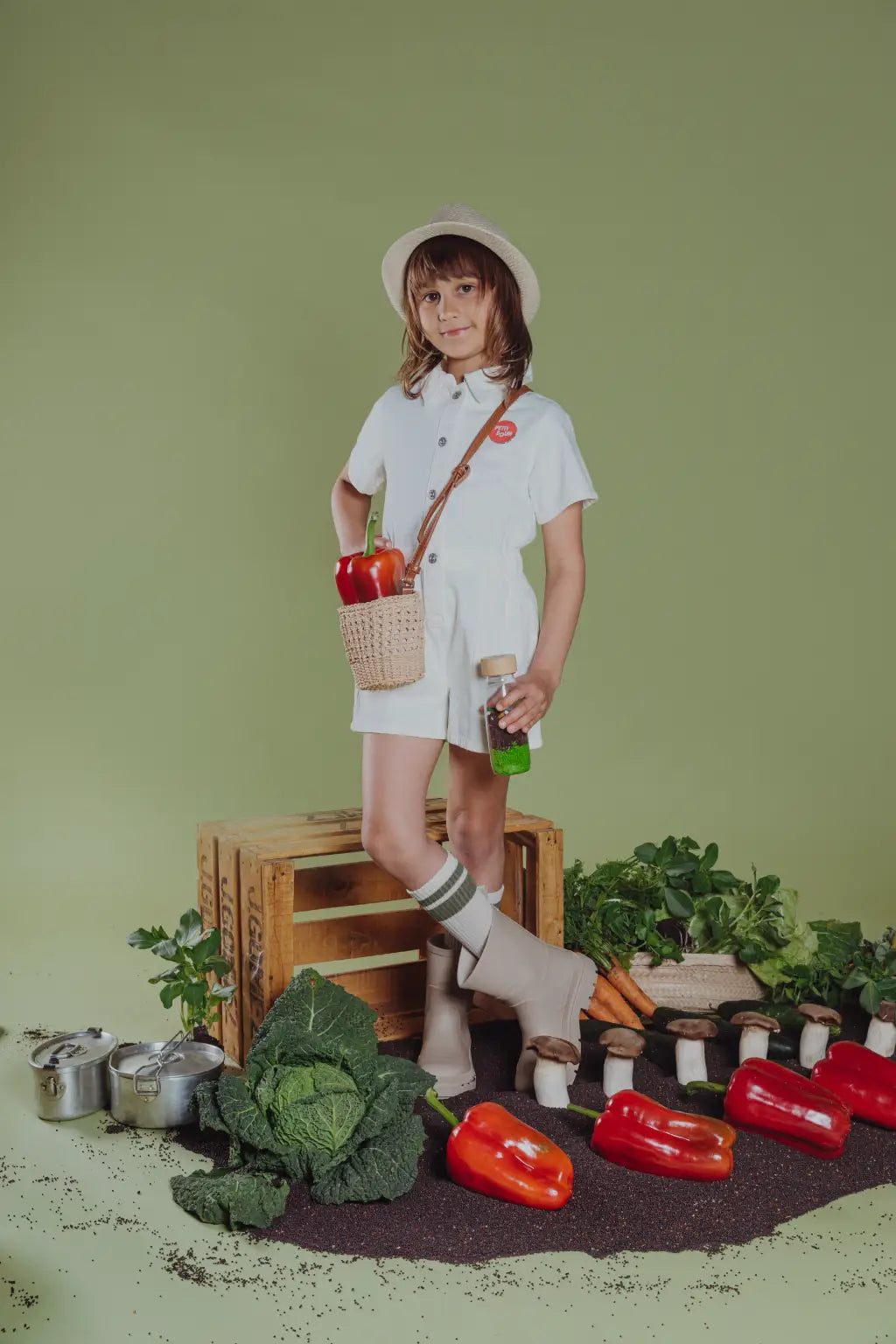 PETIT BOUM - Sensorikspielzeug "Learn Bottle Veggies"