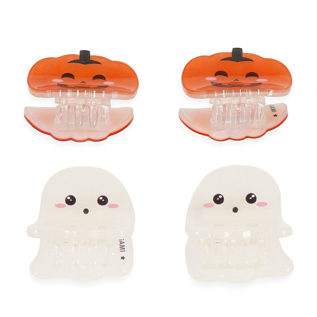 Legami - HALLOWEEN Haarclips 4er Set Geist & Kürbis
