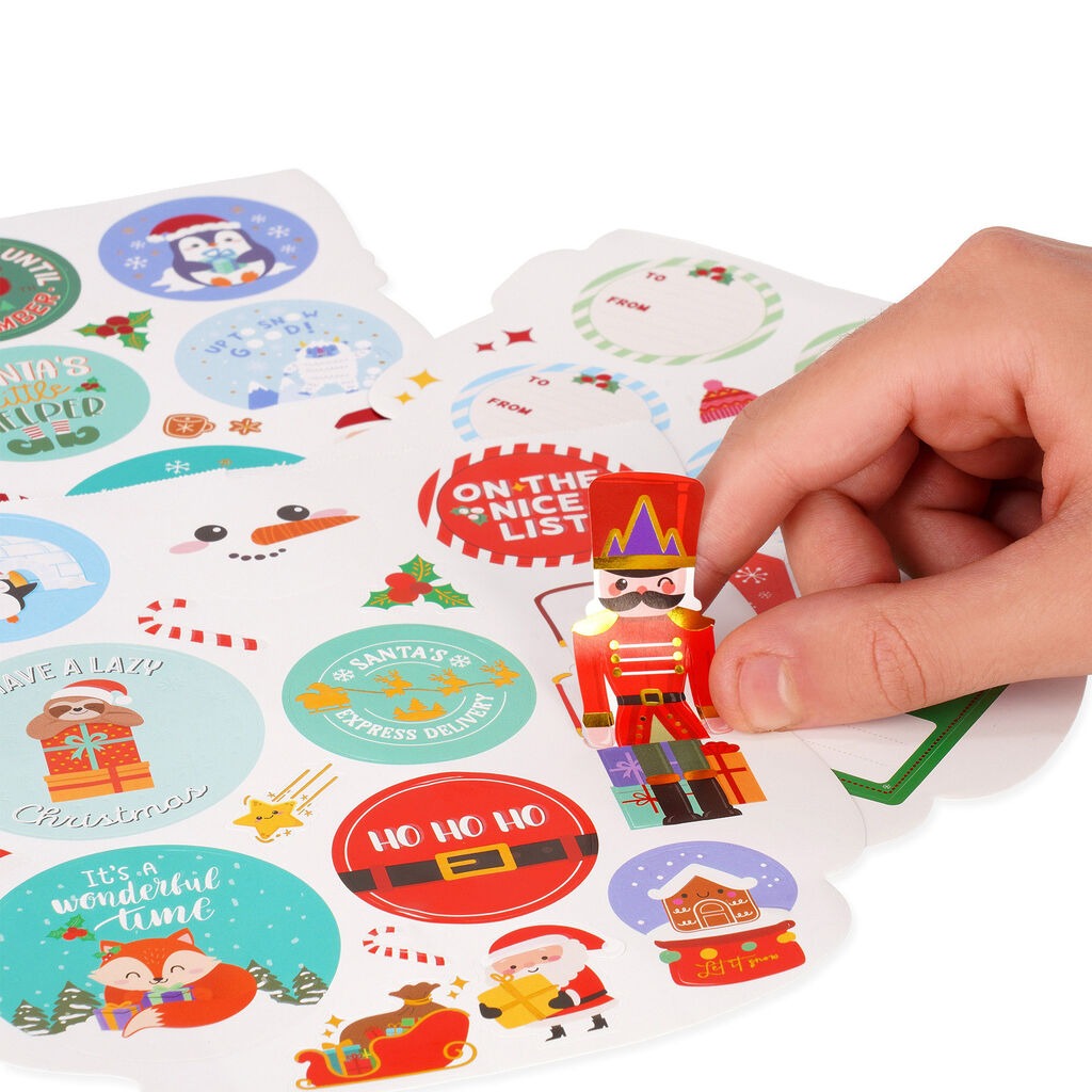 Legami - Sticker Book Santa Claus mit über 150 Weihnachtsstickern