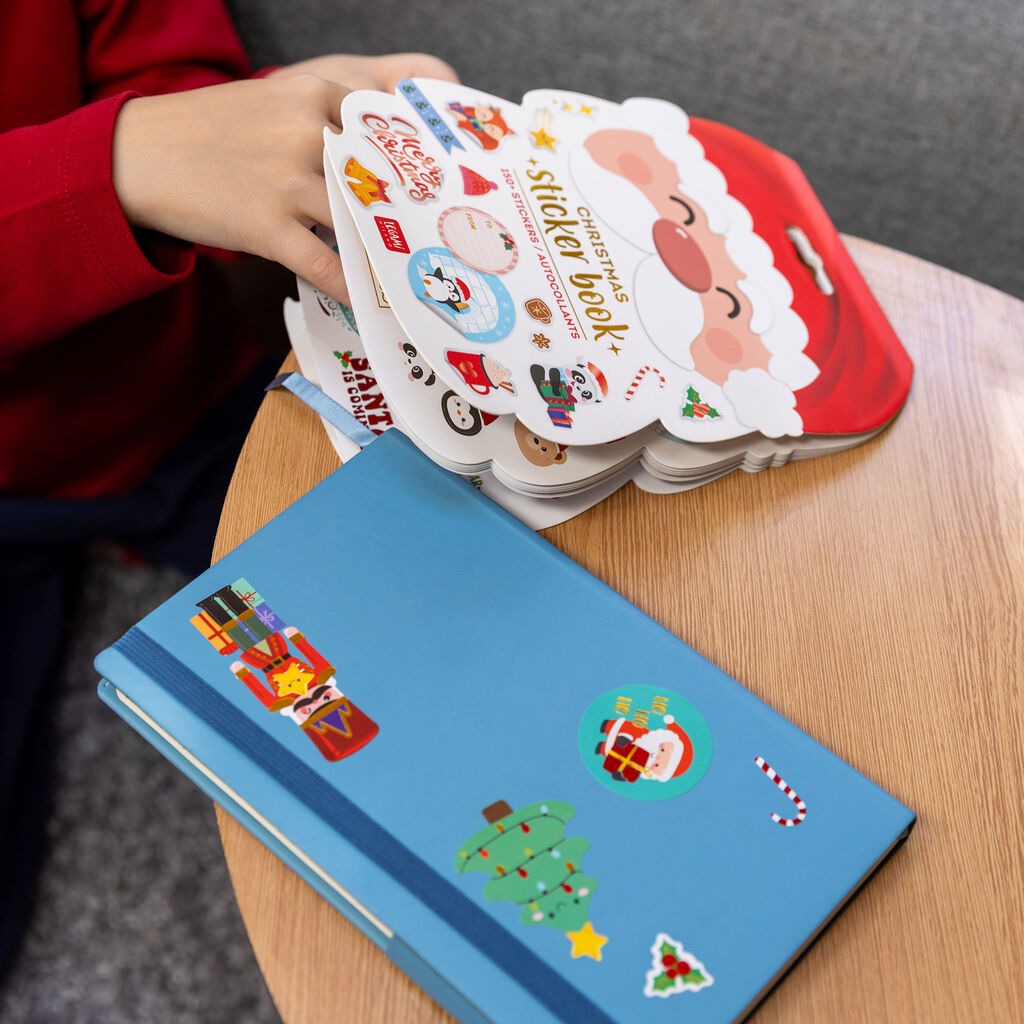 Legami - Sticker Book Santa Claus mit über 150 Weihnachtsstickern