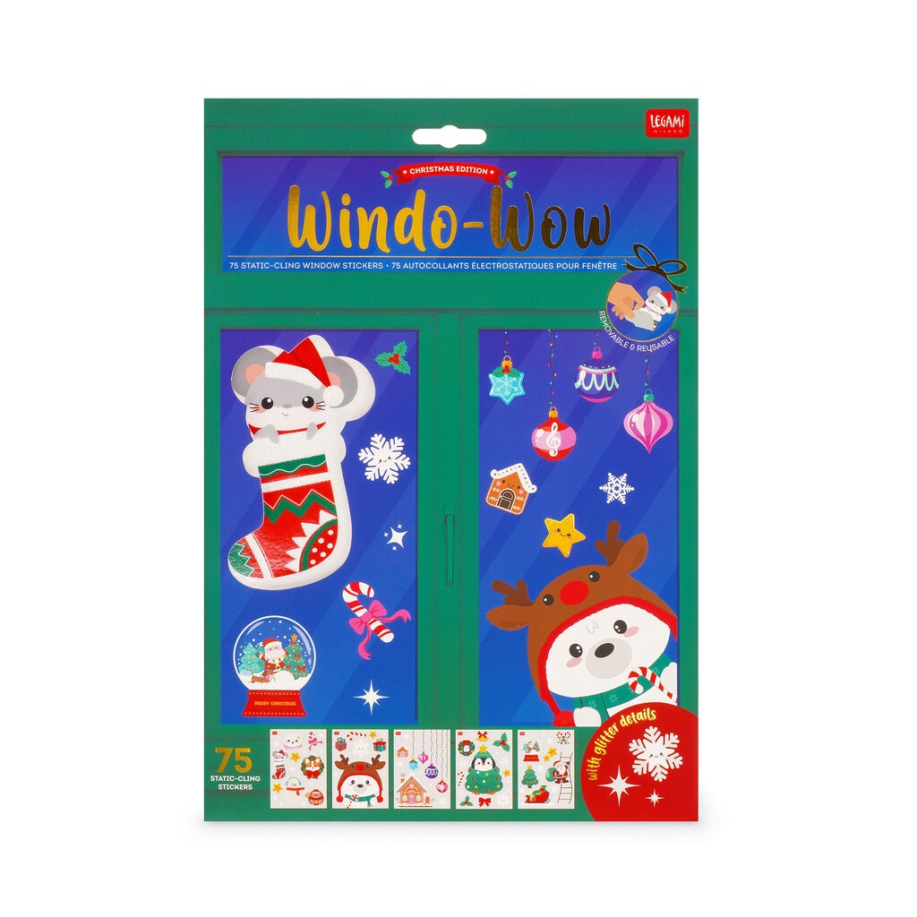 Legami - Fensterkleber Windo-Wow Christmas