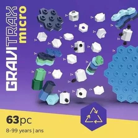 Ravensburger - GraviTrax micro Ocean Blue 63-tlg.