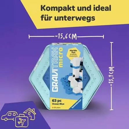 Ravensburger - GraviTrax micro Ocean Blue 63-tlg.