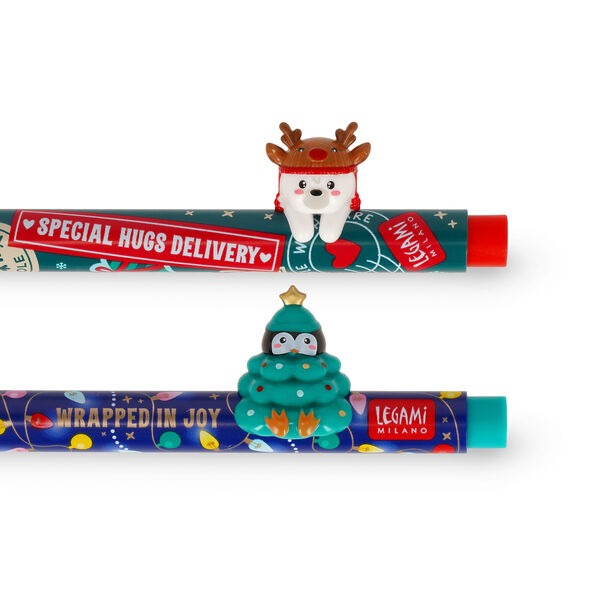 Legami - Gelstifte Lovely Friends 2er Set "Jingle All the Way"