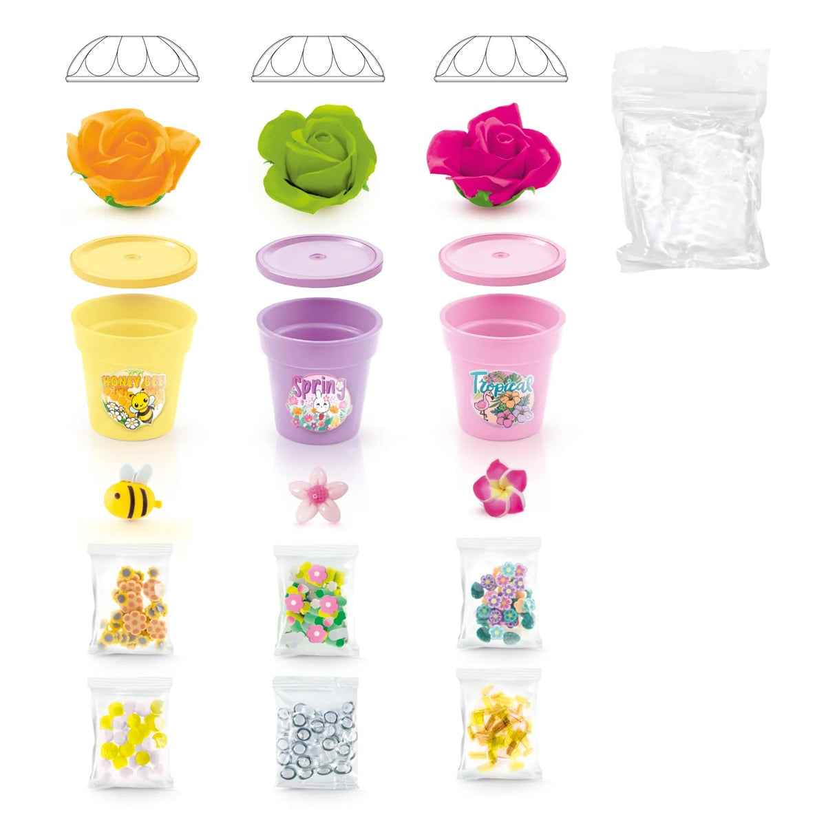 Canal Toys - Flower Slime 3er Pack