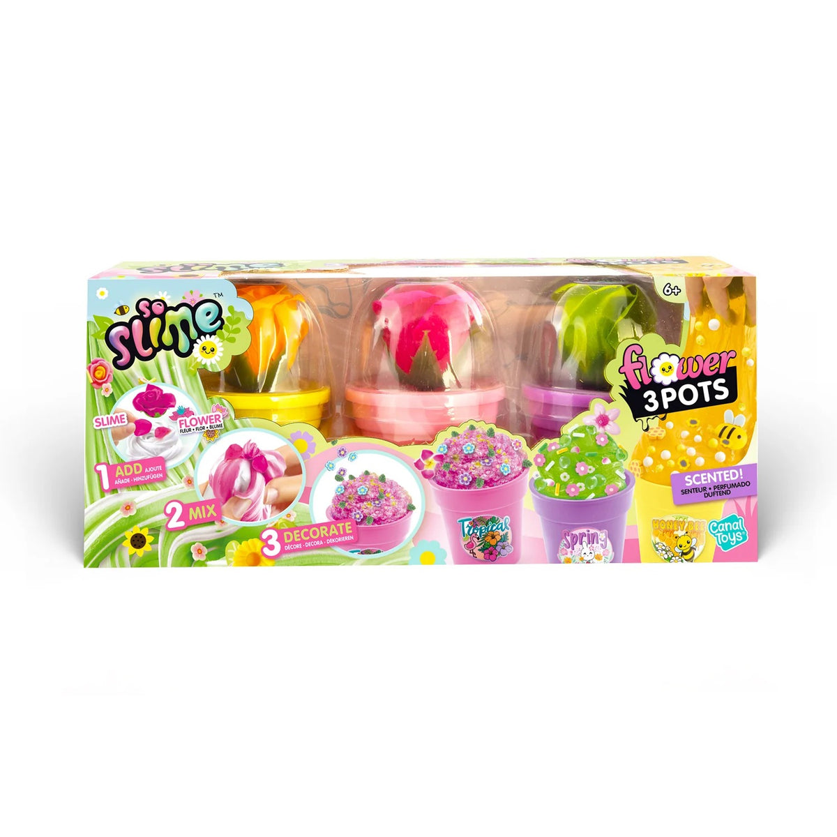 Canal Toys - Flower Slime 3er Pack