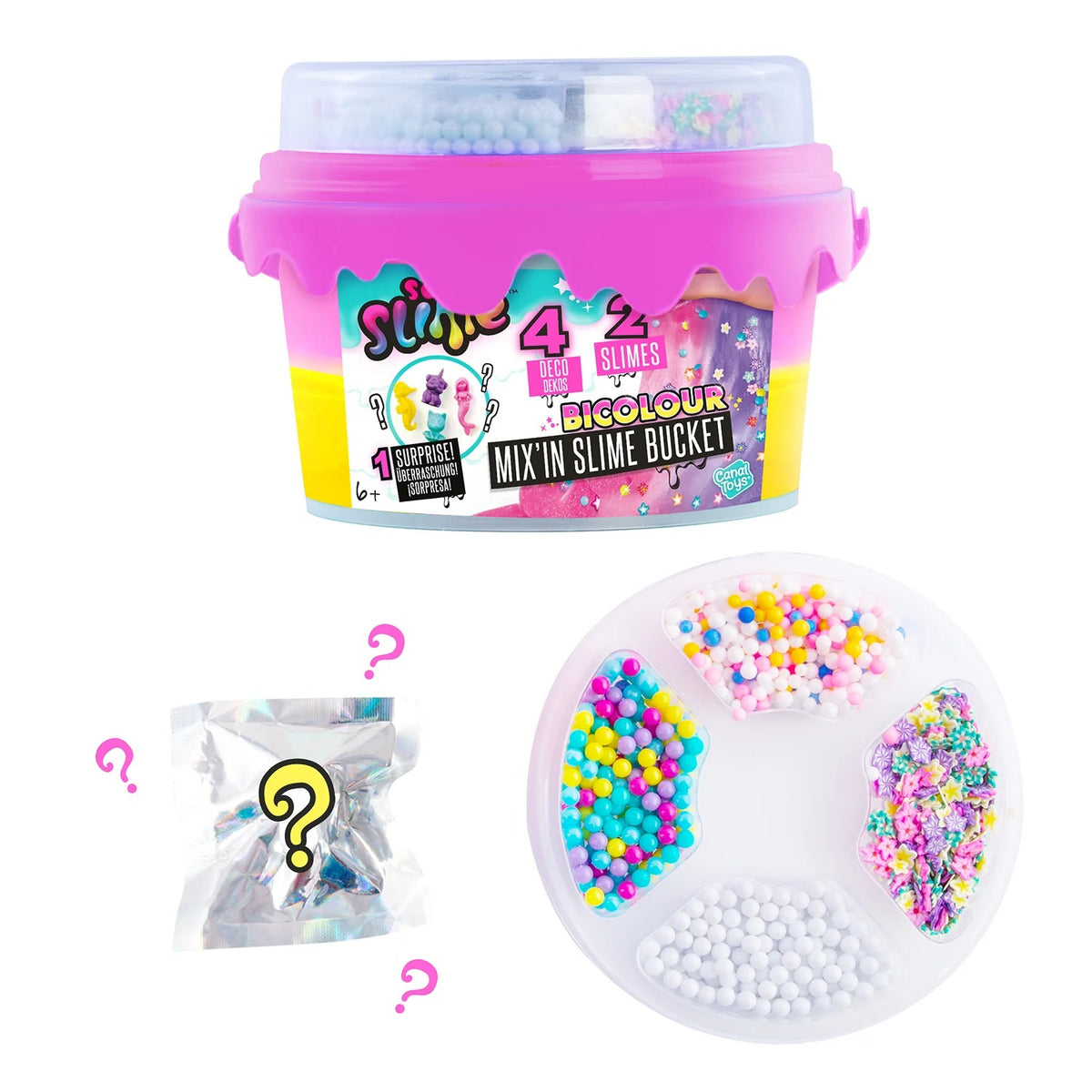 Canal Toys - Slime Bucket mit Deko 1 Stk.