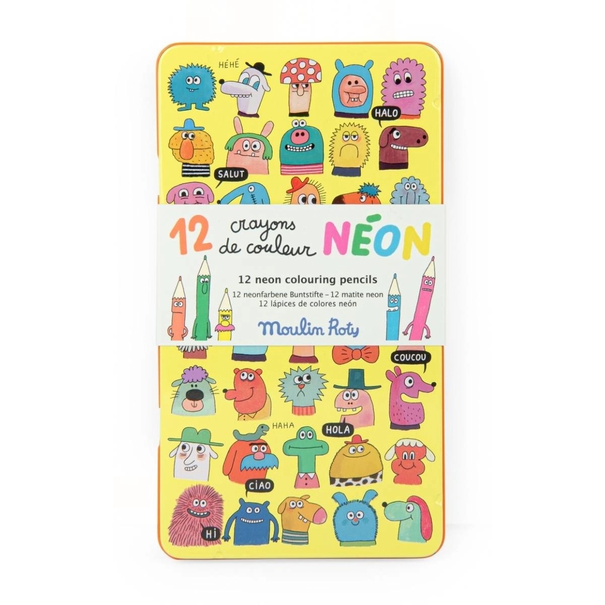 Moulin Roty - Buntstifte 12 St. Neon