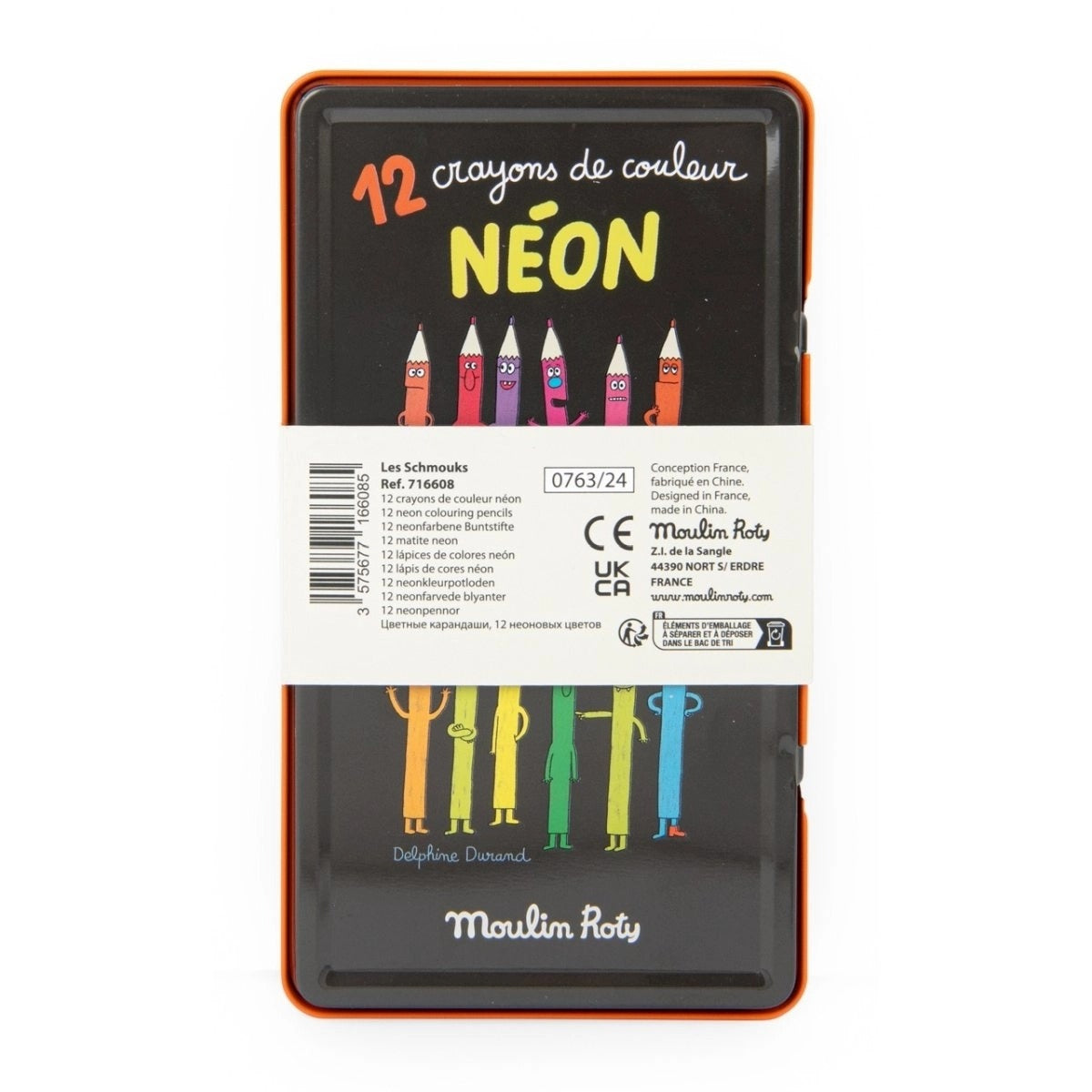 Moulin Roty - Buntstifte 12 St. Neon