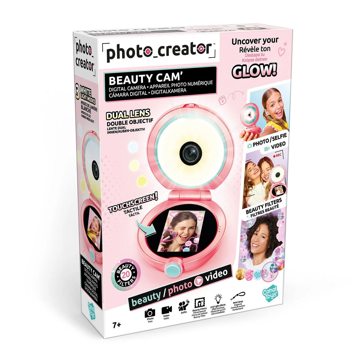 Canal Toys - Beauty Cam Schminkspiegel & Videokamera mit Ringlicht