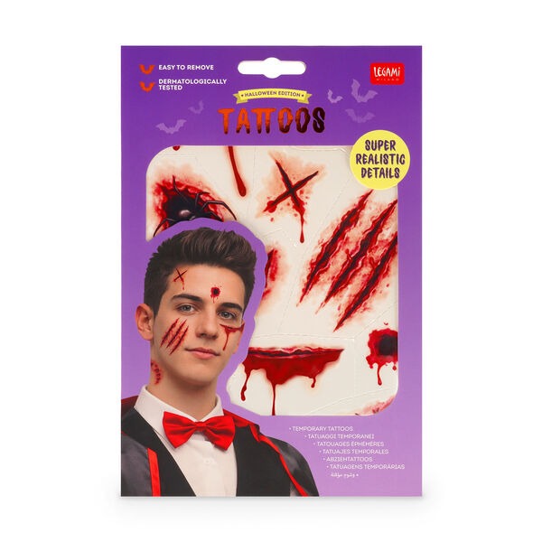 Legami - HALLOWEEN Temporäre Tattoos Creepy Scars