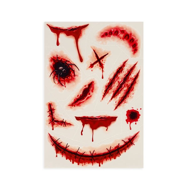 Legami - HALLOWEEN Temporäre Tattoos Creepy Scars