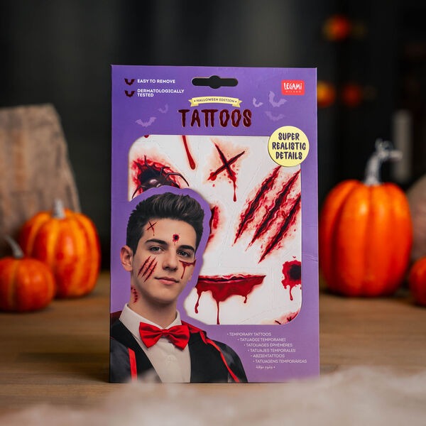 Legami - HALLOWEEN Temporäre Tattoos Creepy Scars