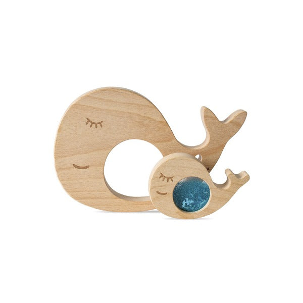 PETIT BOUM - Sensorikspielzeug "Puzzle Wal & Baby"