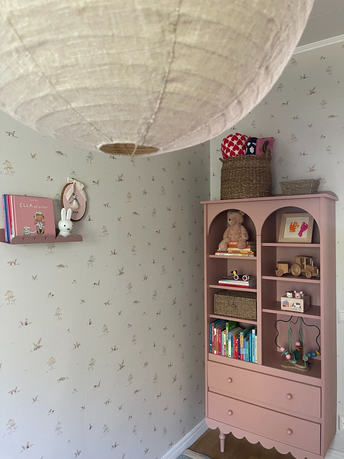 Wood Luck - Bücherregal Groß Babushka natural pink