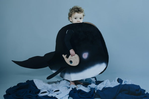PETIT BOUM - Sensorikspielzeug "Puzzle Wal & Baby"