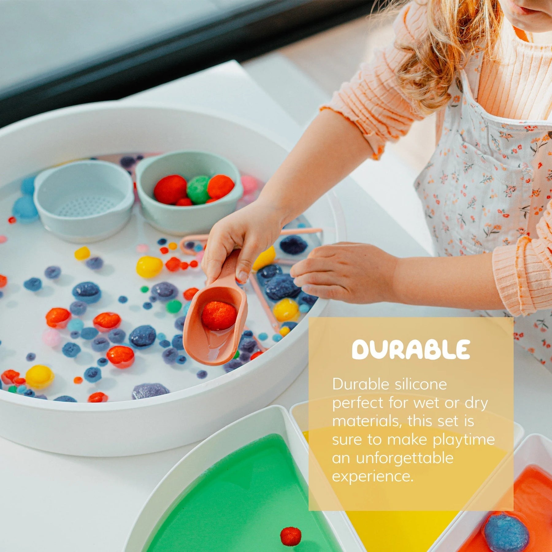 INSPIRE MY PLAY - Sensorikspielzeug Schaufel-Set Mini natural