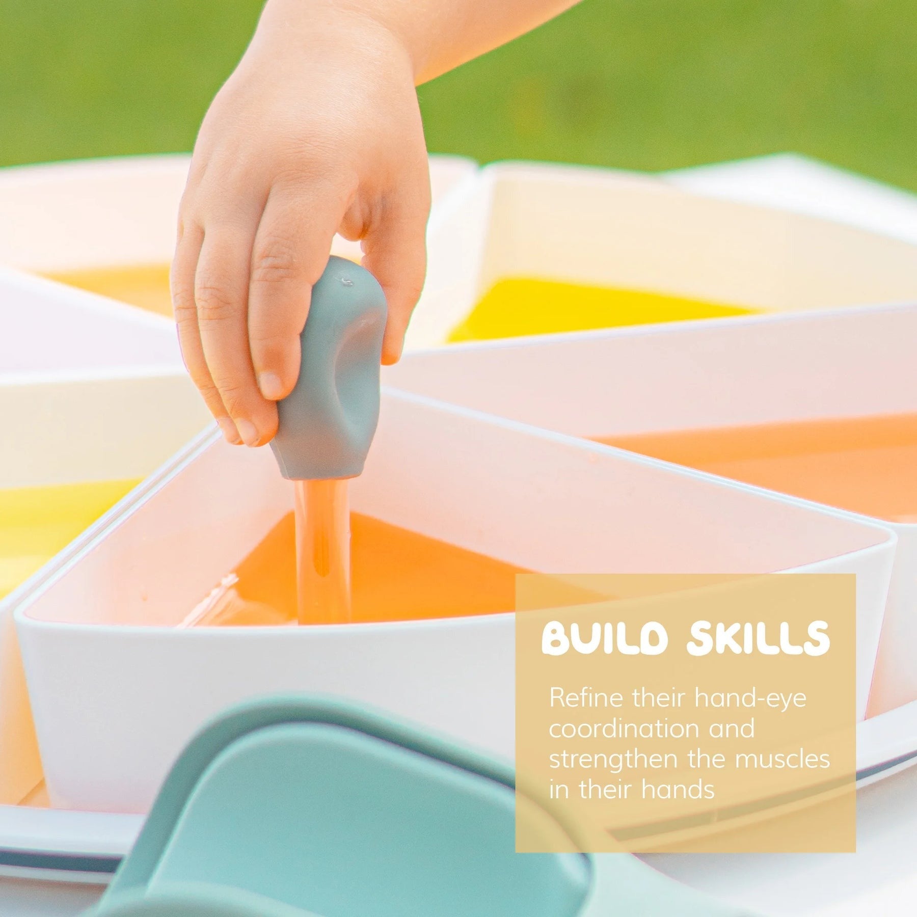 INSPIRE MY PLAY - Sensorikspielzeug Pipetten-Set pastel