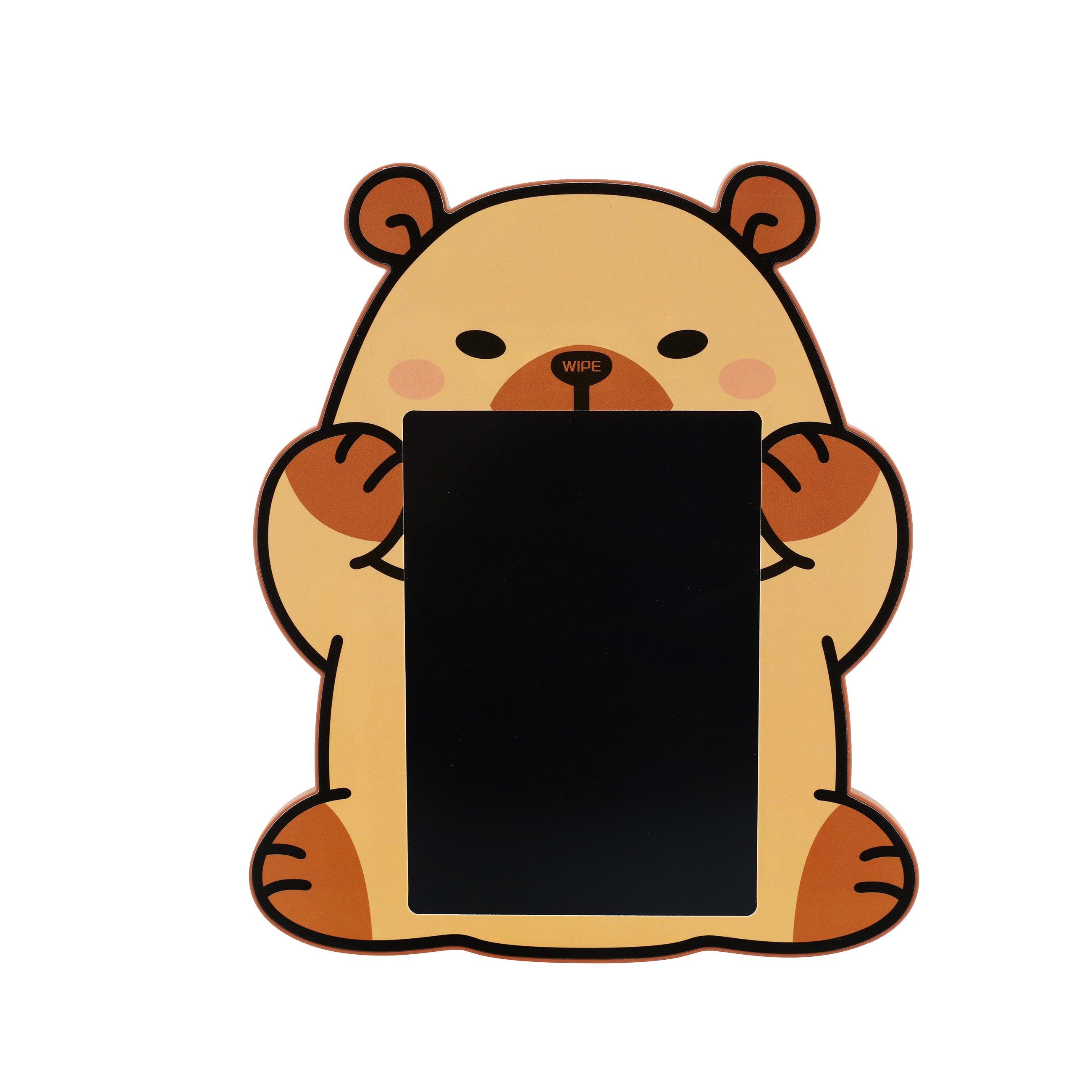 Digitale LCD-Zaubertafel von iTotal im niedlichen braun-beigen Capybara-Design für Kinder.