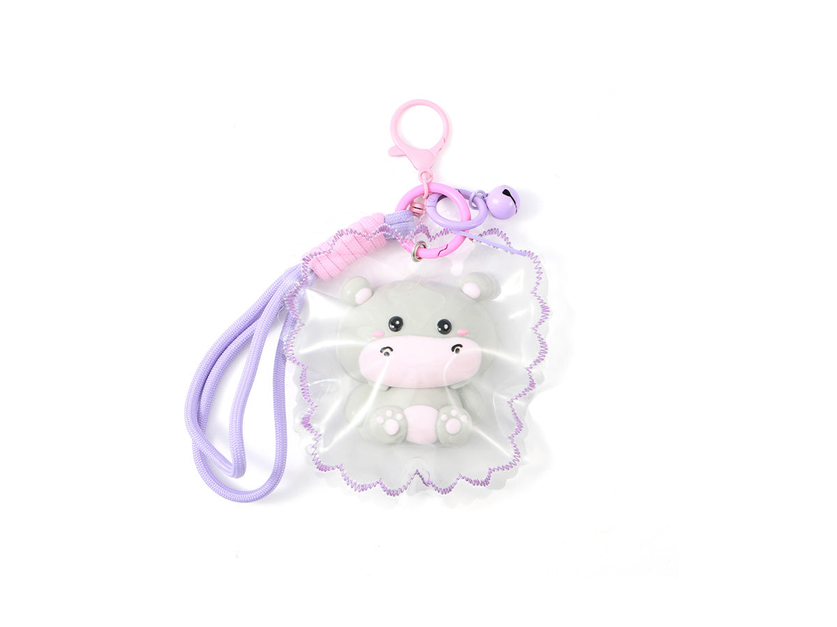 itotal - Schlüsselanhänger JellyPop Hippo