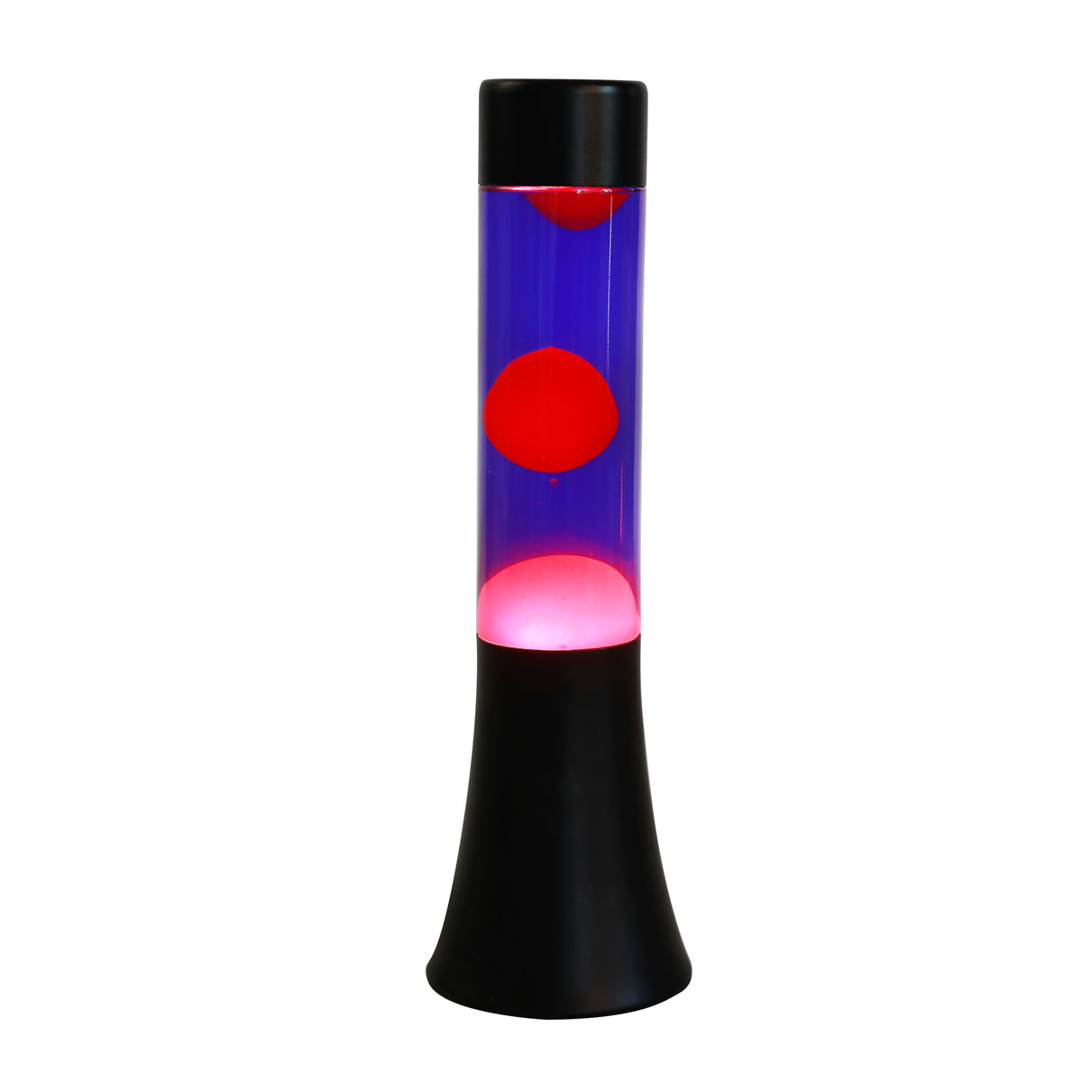 itotal - Lavalampe Flared schwarz/violett/pink