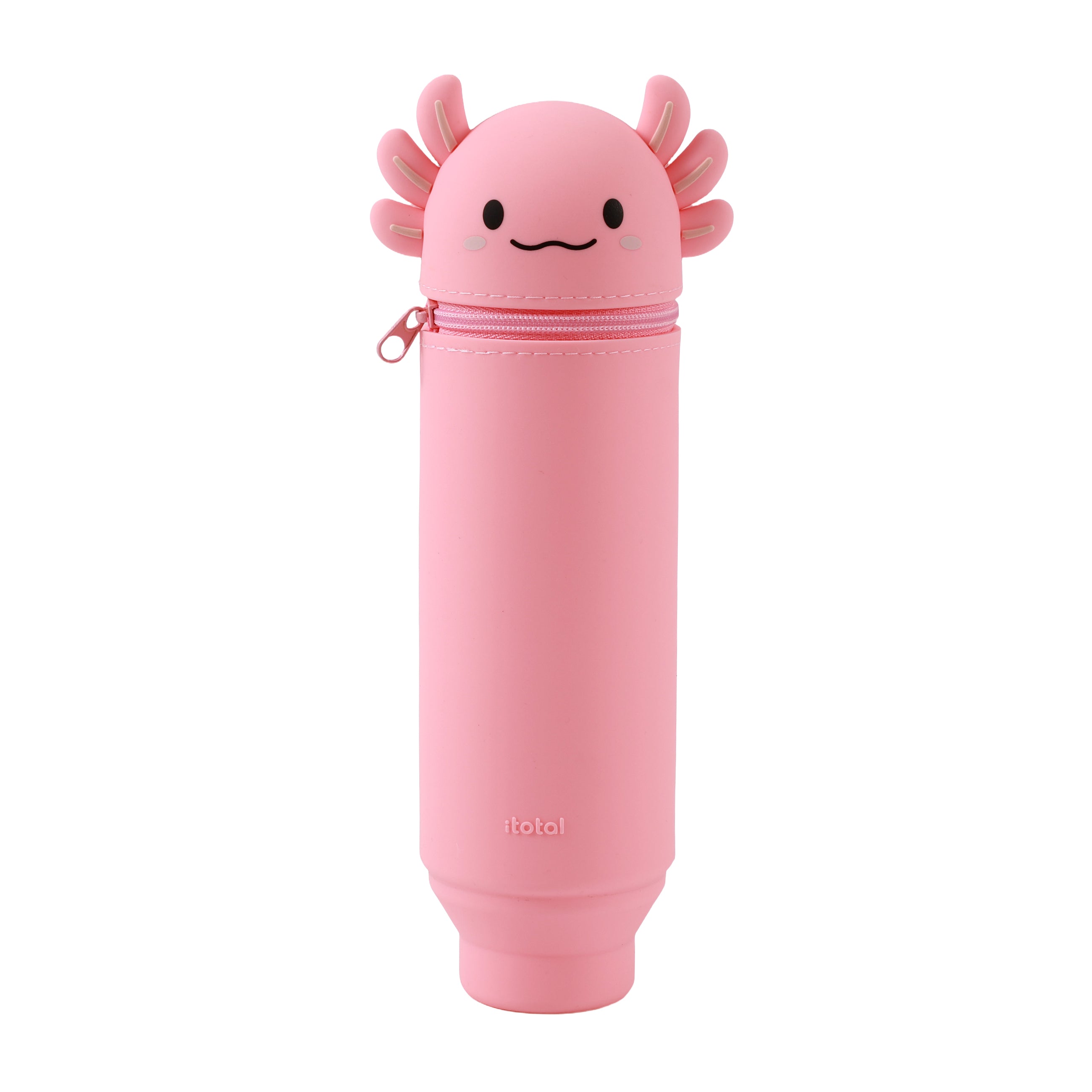 itotal - Silikon-Federmäppchen Axolotl