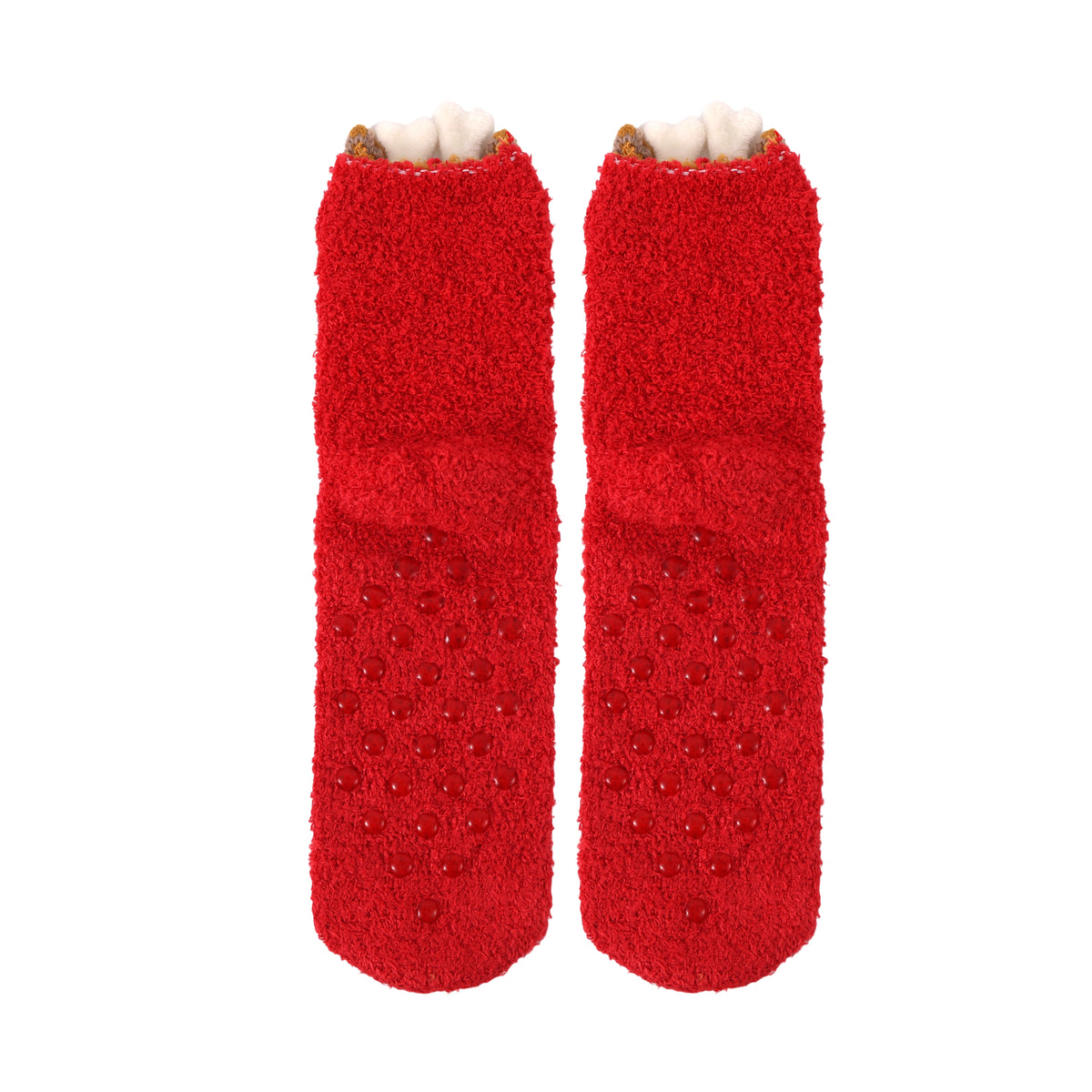 itotal - Anti Rutsch Kuschelsocken Rentier