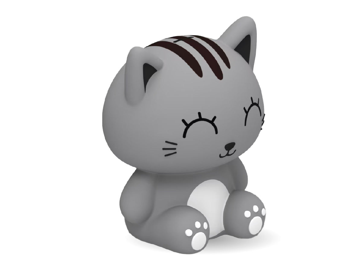 itotal - XXL Sparschwein Graue Katze