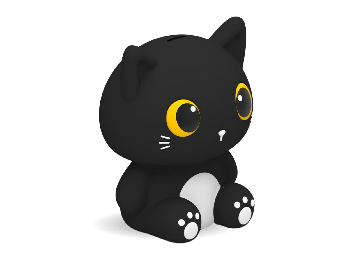 itotal - XXL Sparschwein Schwarze Katze