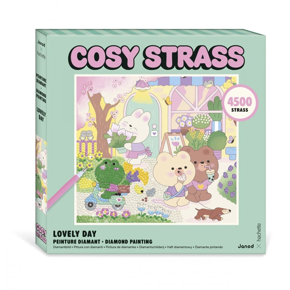 Janod - Diamond Painting Cosy Strass: Lovely Day
