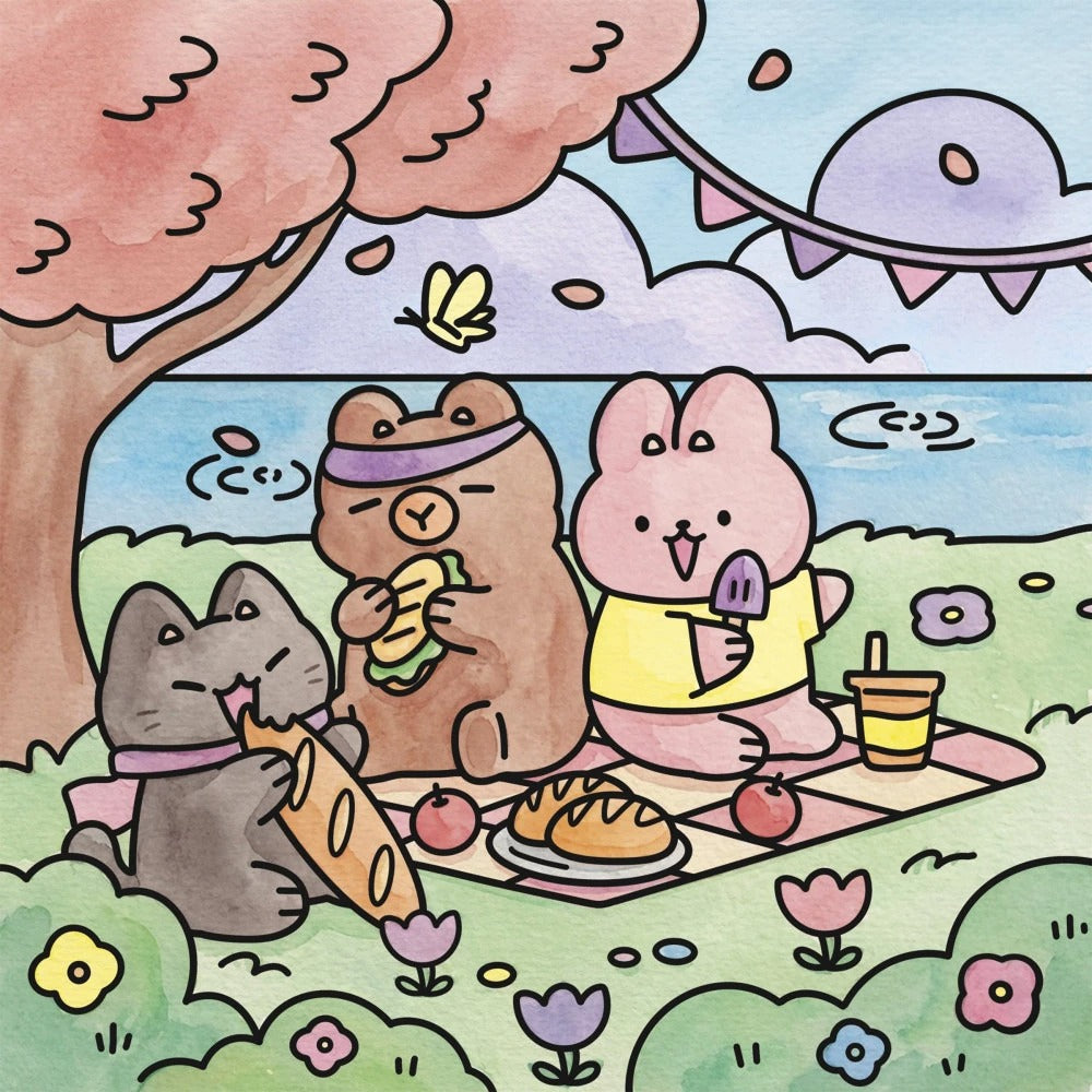 Janod - Aquarell-Malset Cosy Painting: Sweet Moments