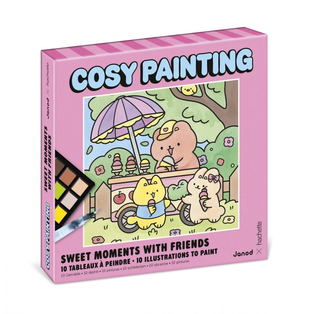 Janod - Aquarell-Malset Cosy Painting: Sweet Moments