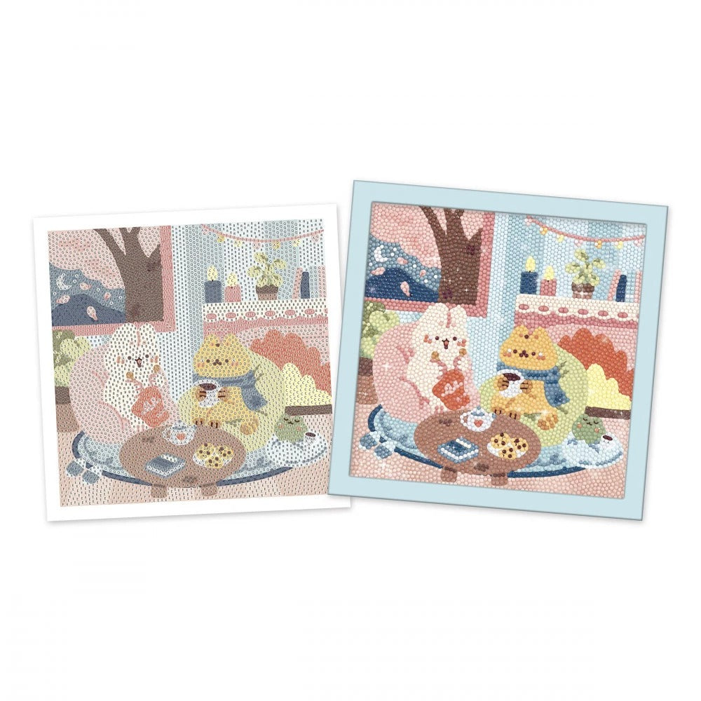 Janod - Diamond Painting Cosy Strass: Happy Home