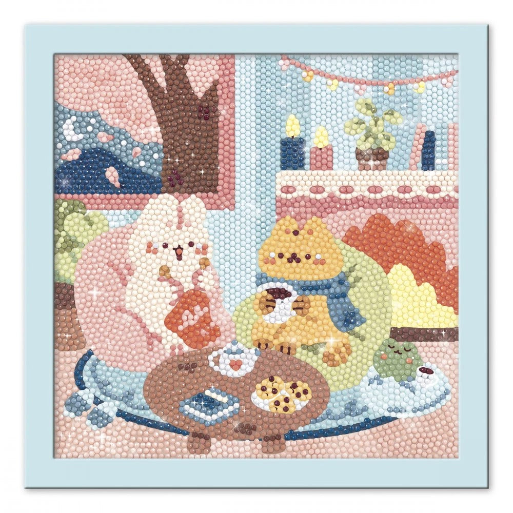 Janod - Diamond Painting Cosy Strass: Happy Home